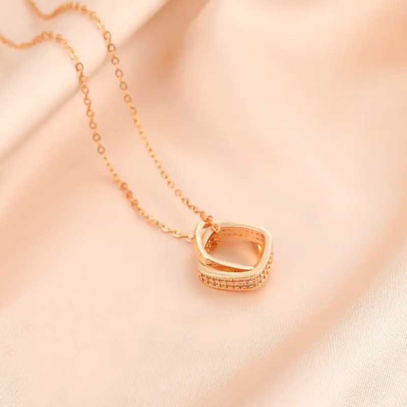 Cosmic Duo Pendant Necklace