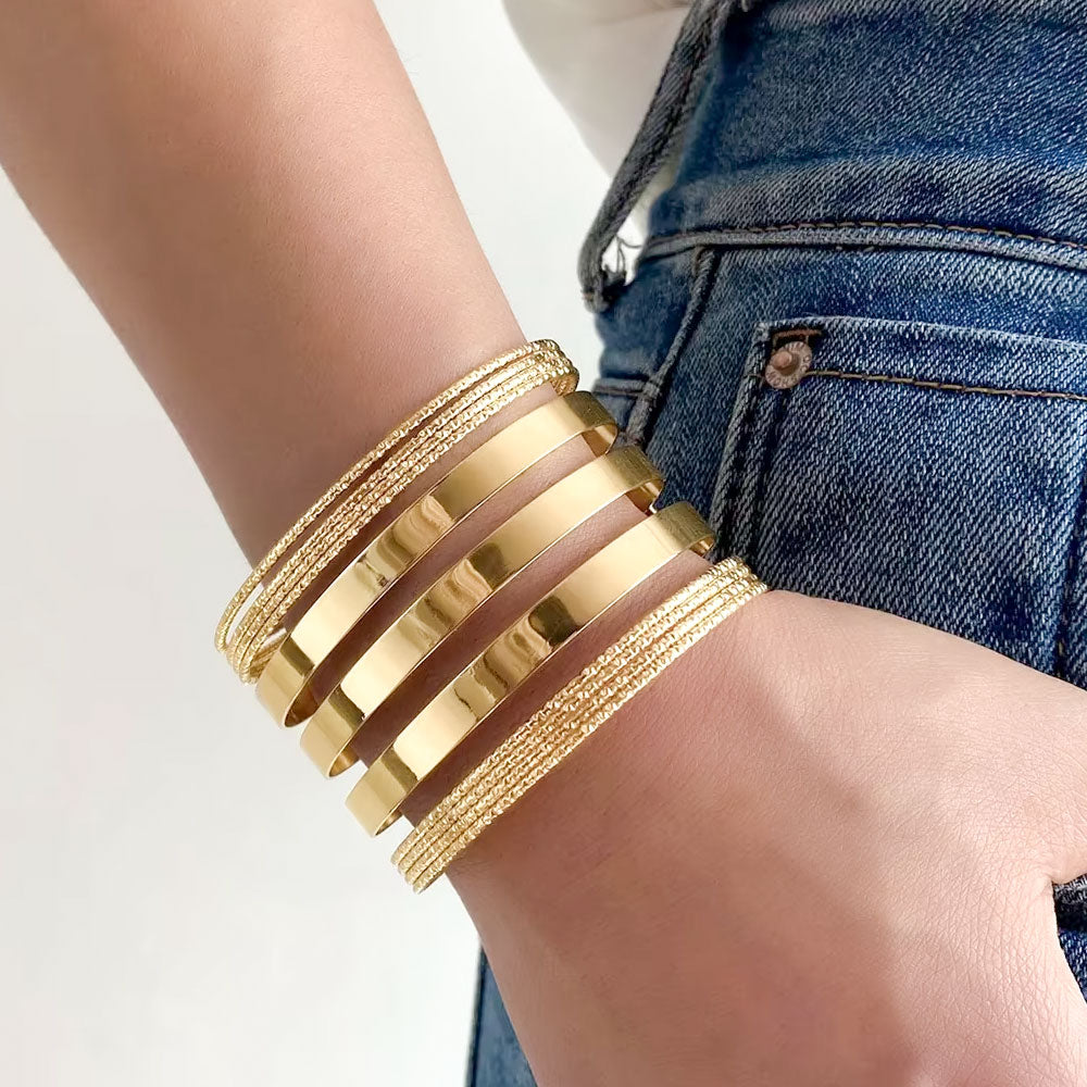 Aurora Lines Cuff