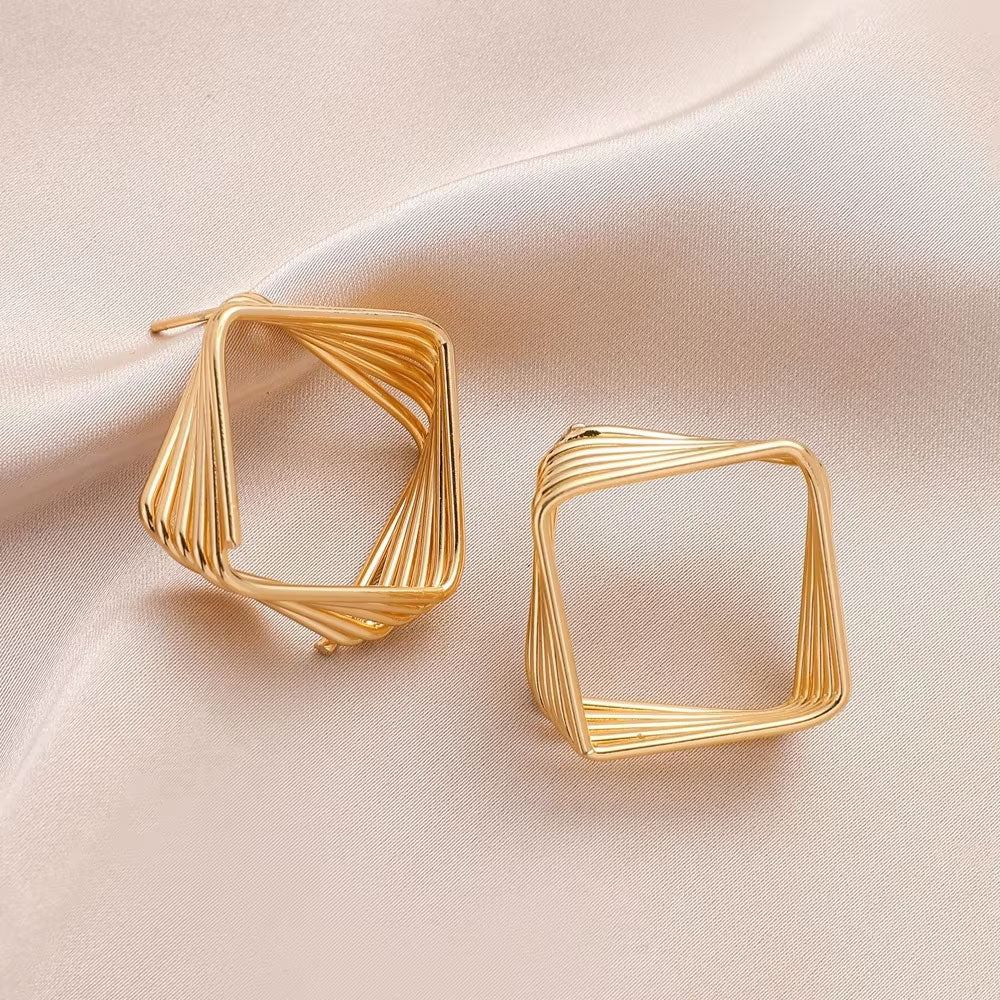 Spiral Frame Earrings