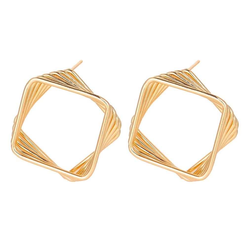 Spiral Frame Earrings