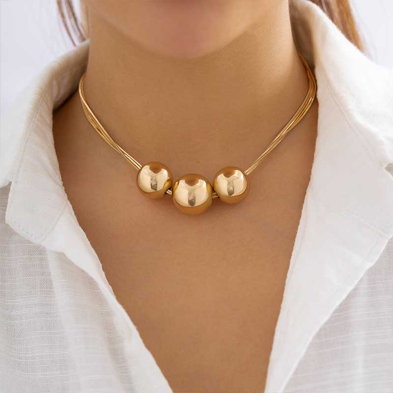 Beaded Trio Necklace