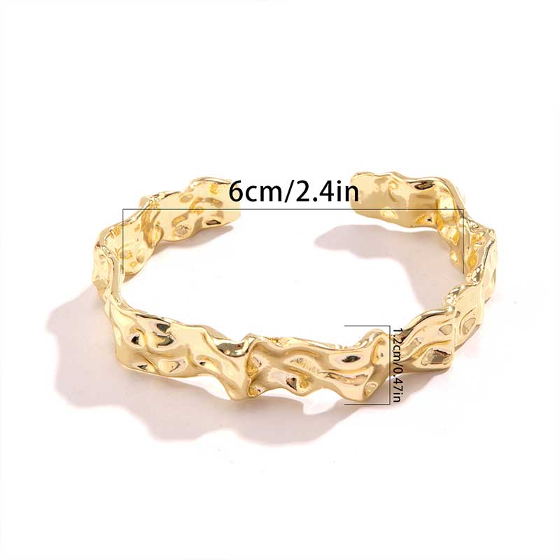 Crinkled Chic Bracelets