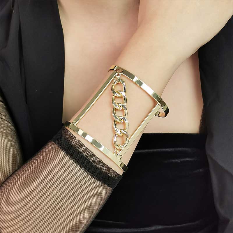Diagonal Chain Cuff