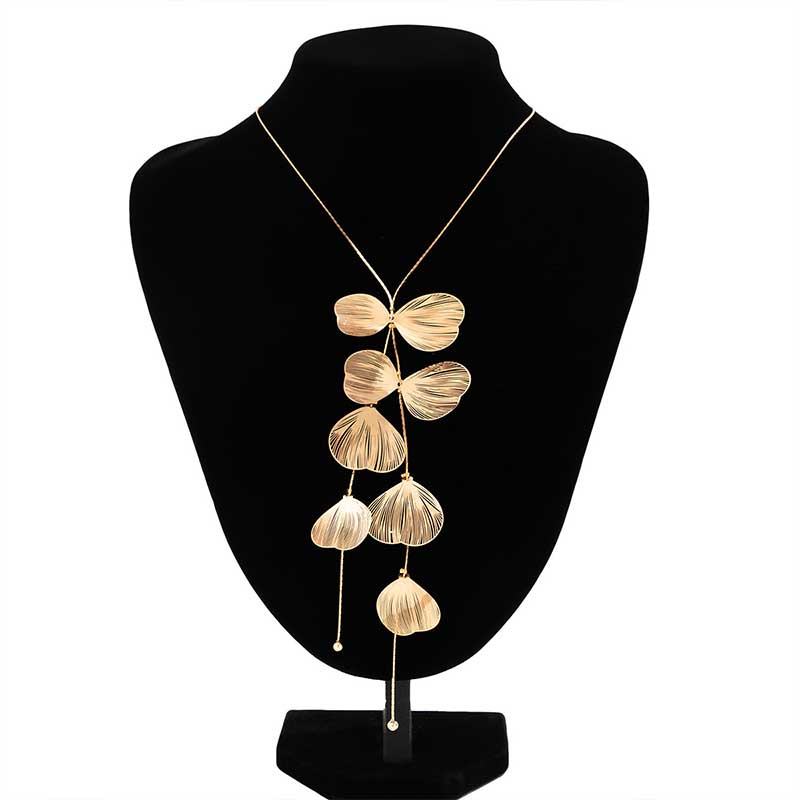 Leaf Tassel Necklace