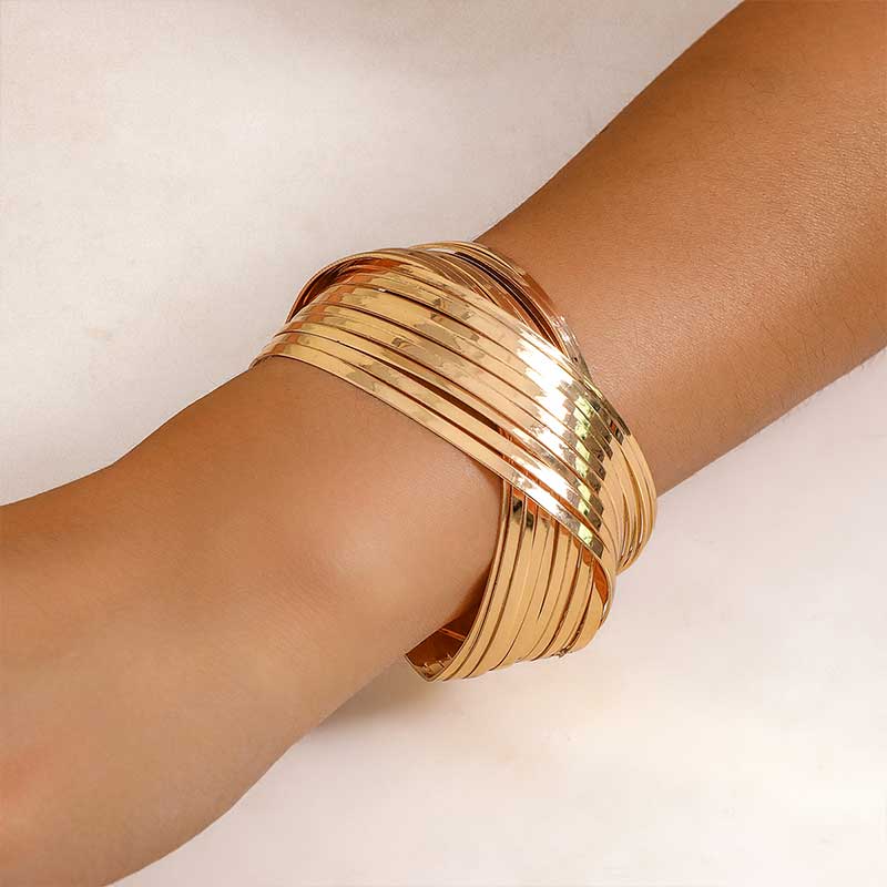 Lustrous Layers Cuff