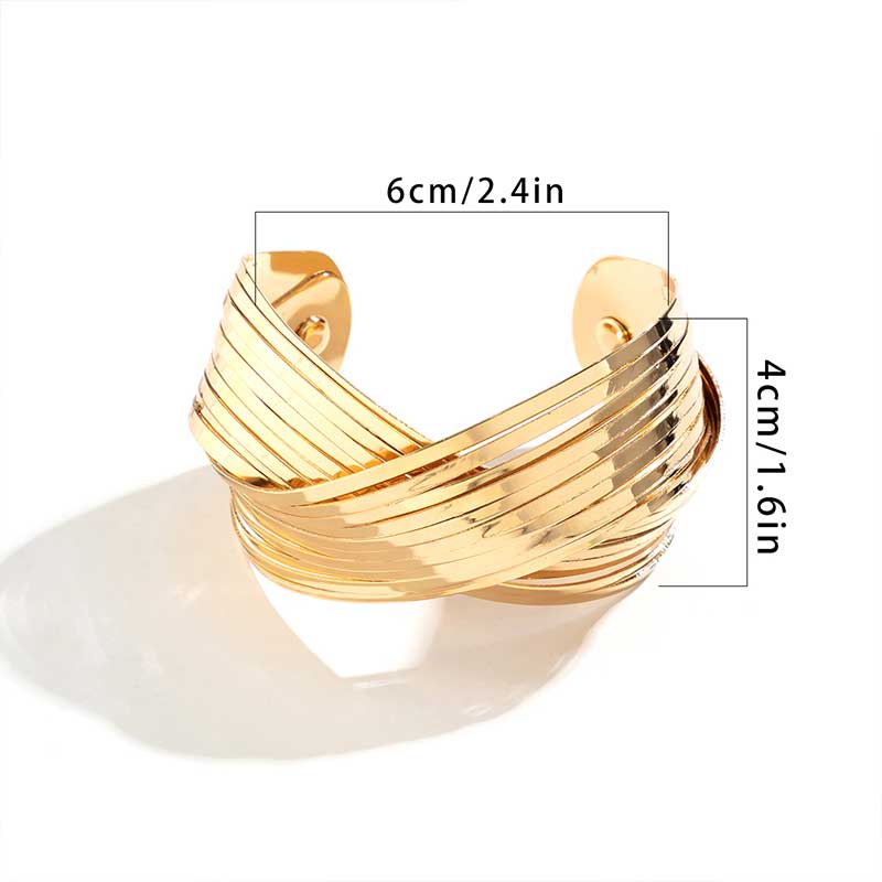 Lustrous Layers Cuff