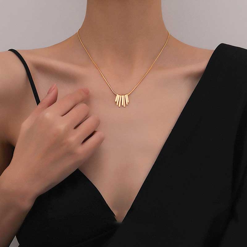Radiant Rays Pendant Necklace