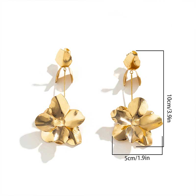 Reflective Petals Earrings