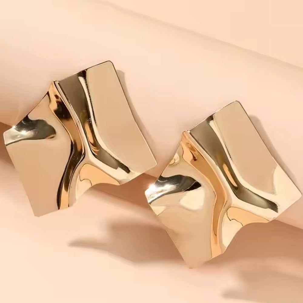 Shimmer Crest Earrings