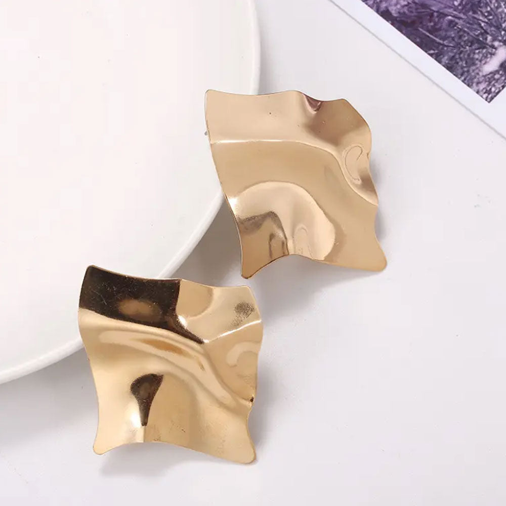 Shimmer Crest Earrings