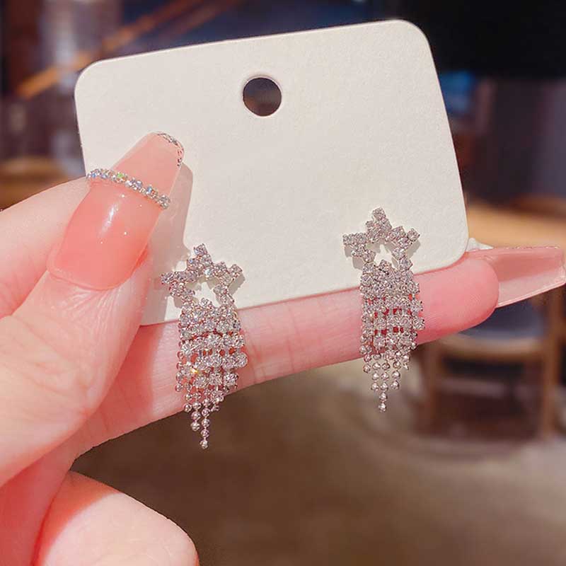 Starry Cascade Earrings