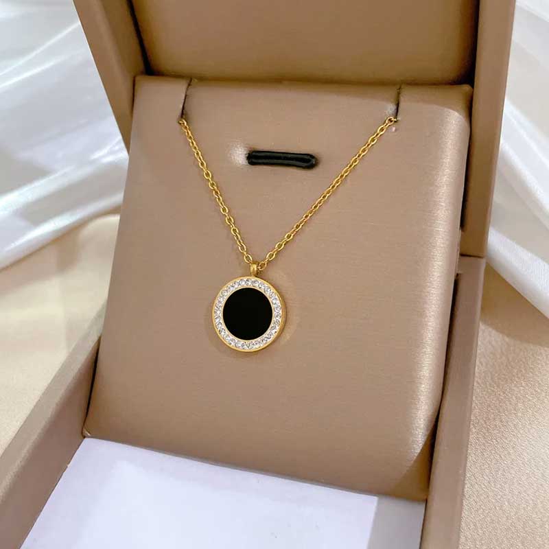 Midnight Radiance Pendant Necklace