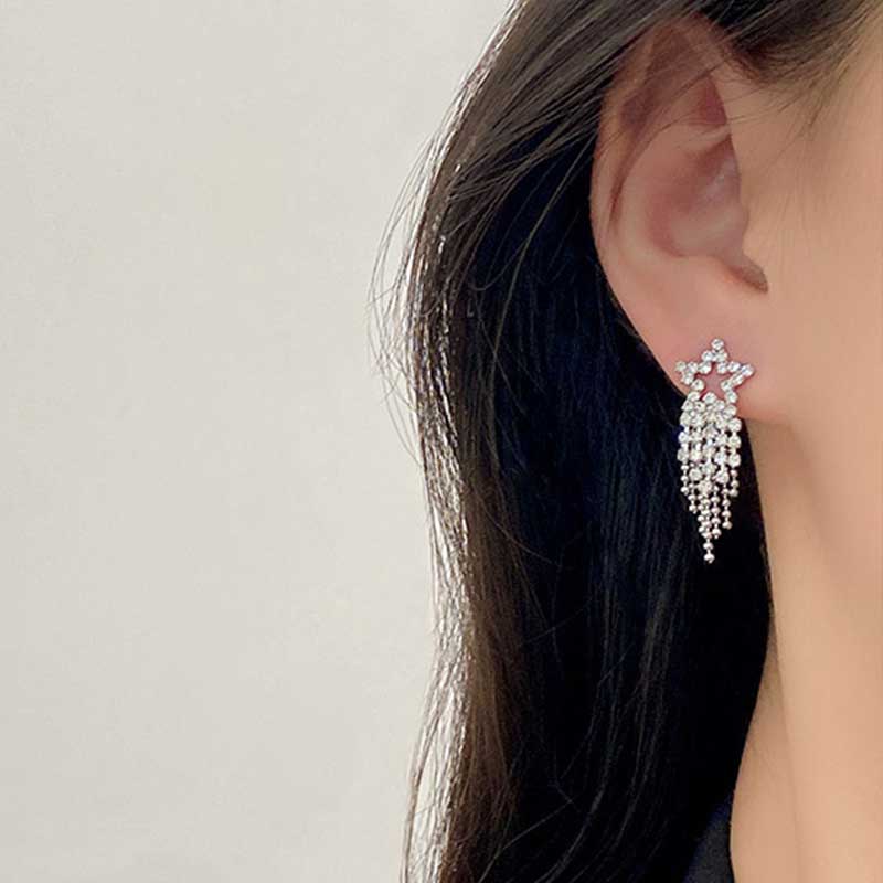 Starry Cascade Earrings