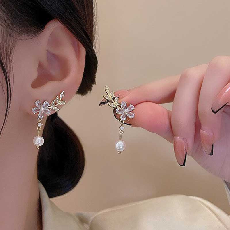 Floral Cascade Earrings