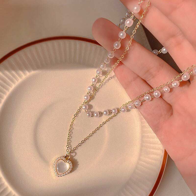 Dual Love Enchantment Pendant Necklace