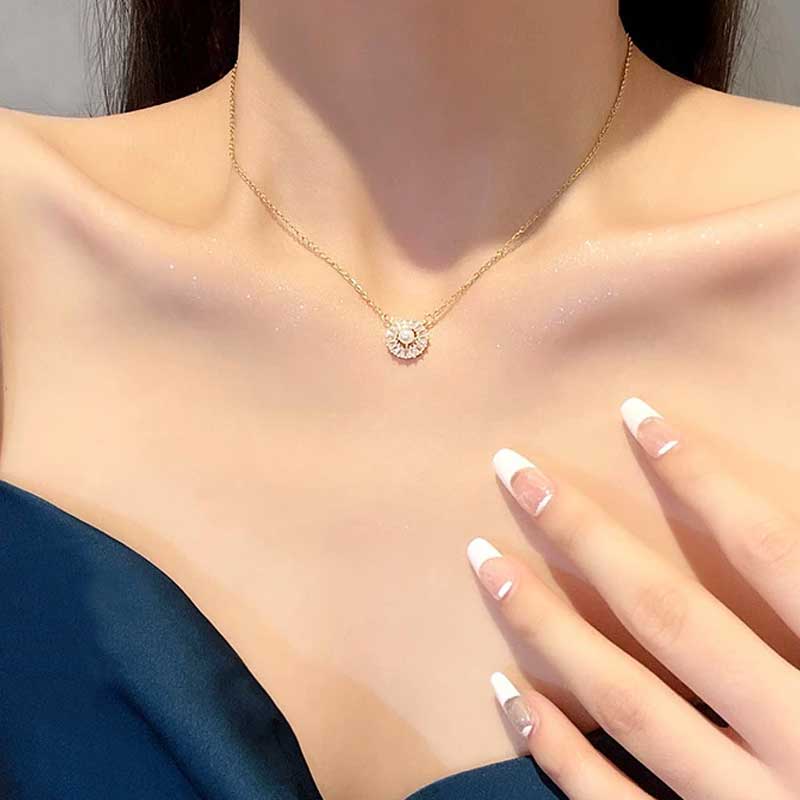 Opal Cascade Pendant Necklace