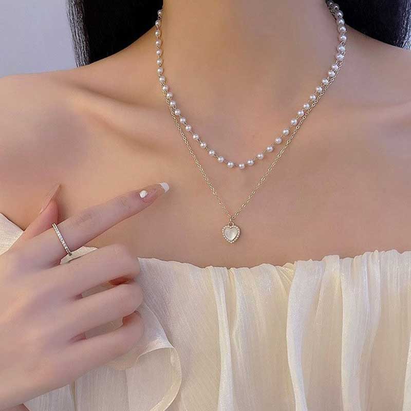 Dual Love Enchantment Pendant Necklace