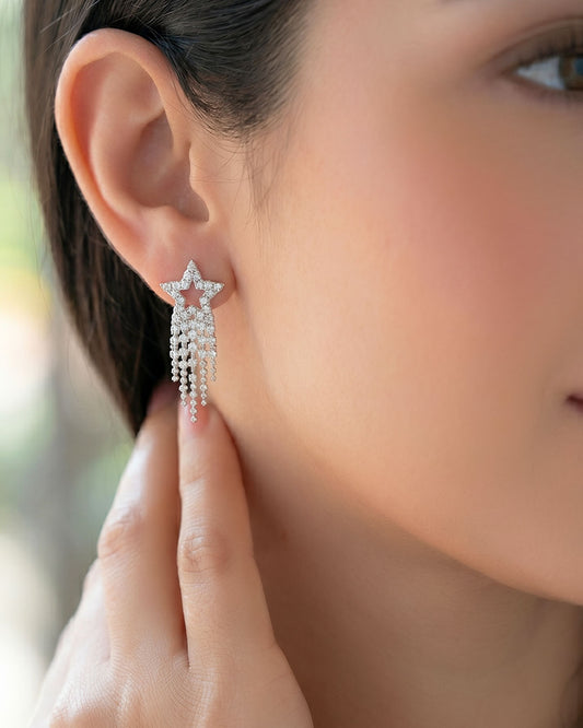 Starry Cascade Earrings