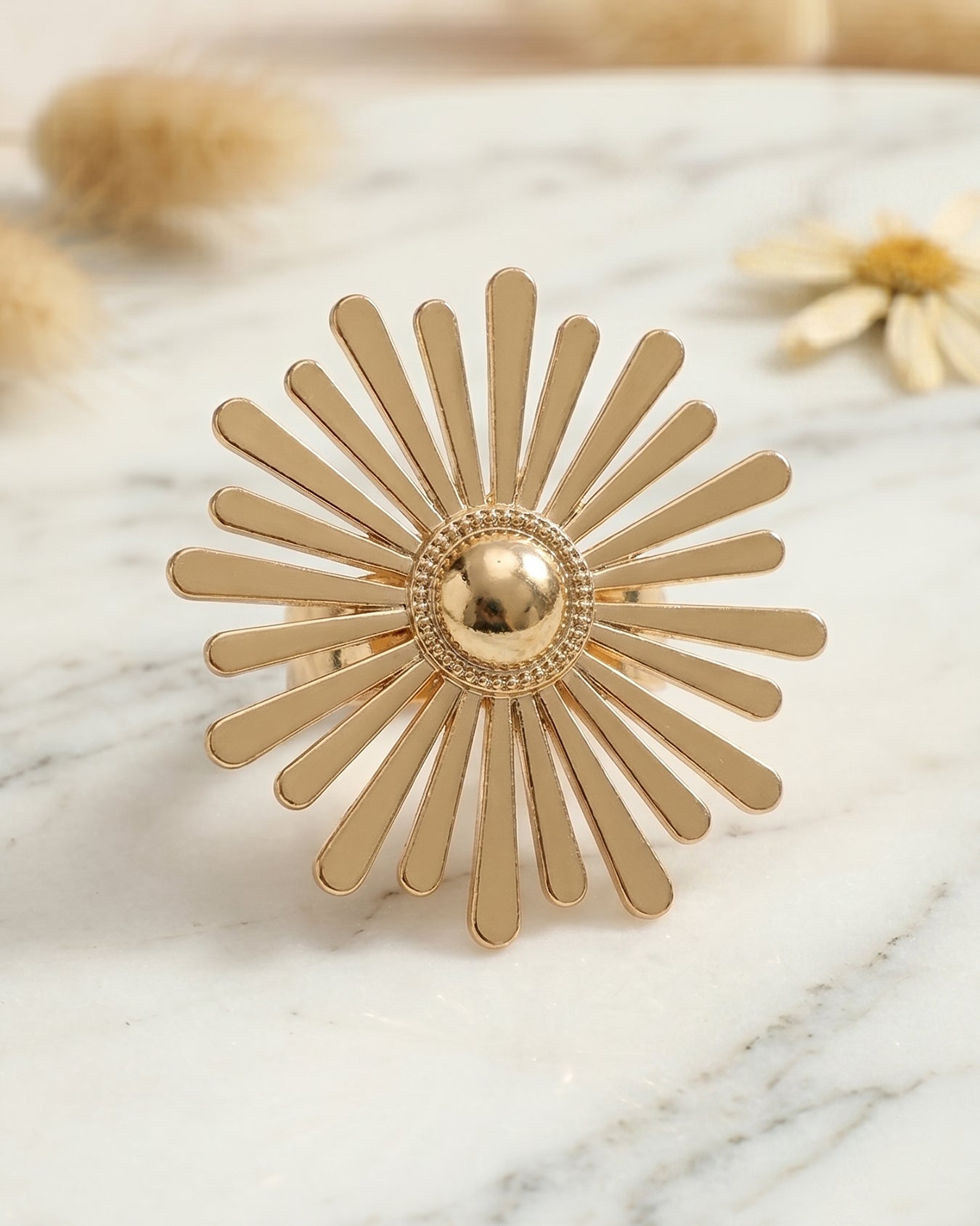 Retro Flower Ring
