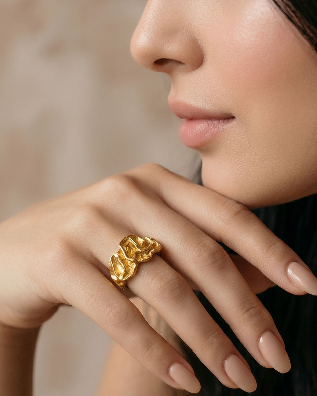 Auric Wave Ring
