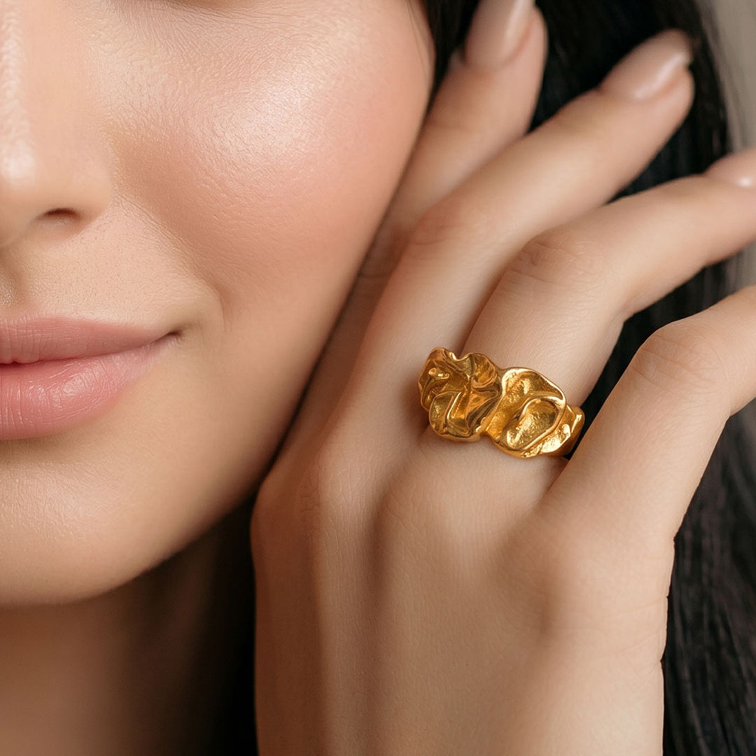 Auric Wave Ring