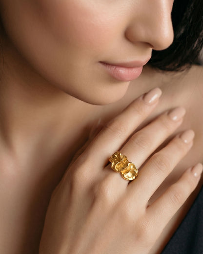 Auric Wave Ring