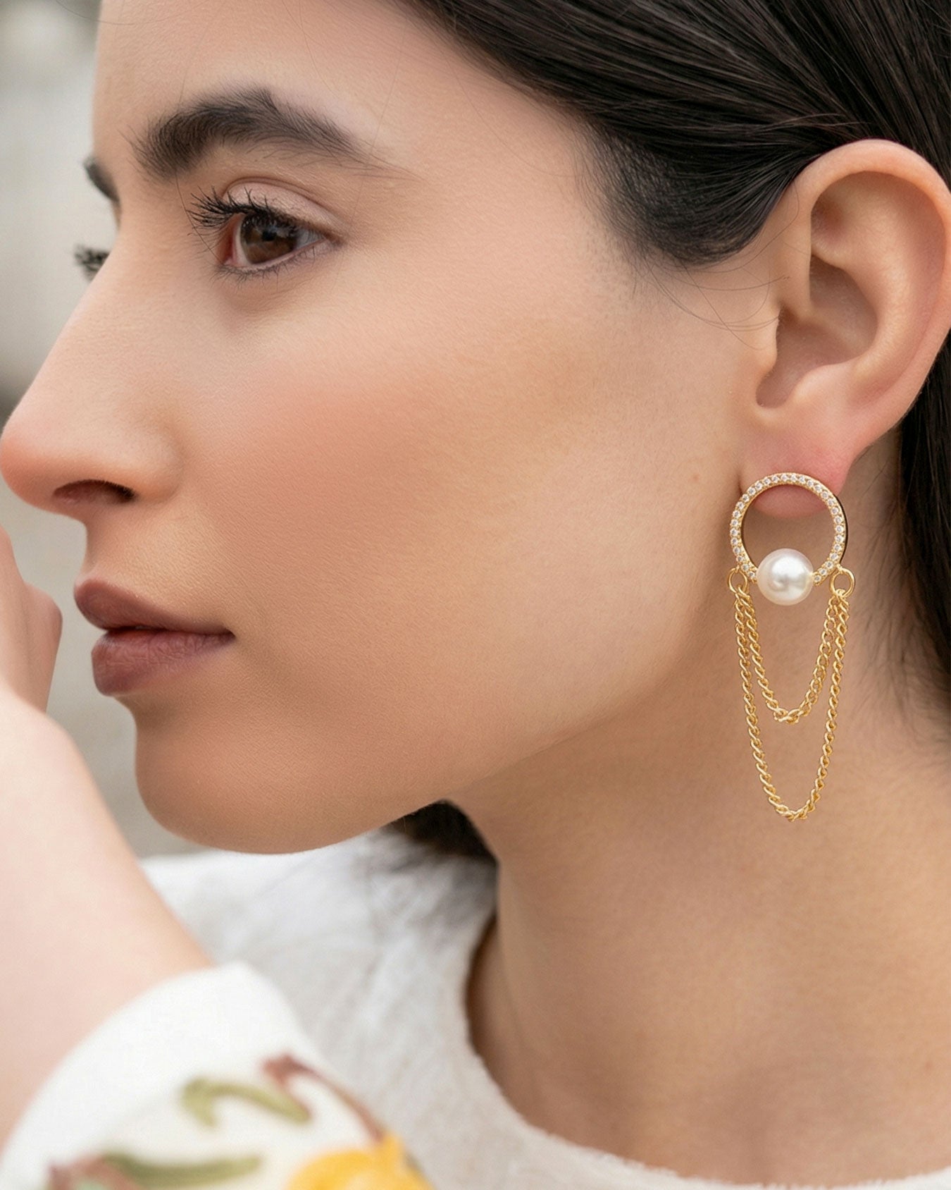 Chained Elegance Earrings