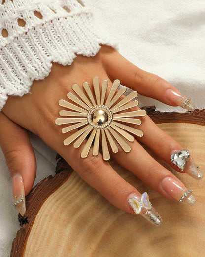Retro Flower Ring