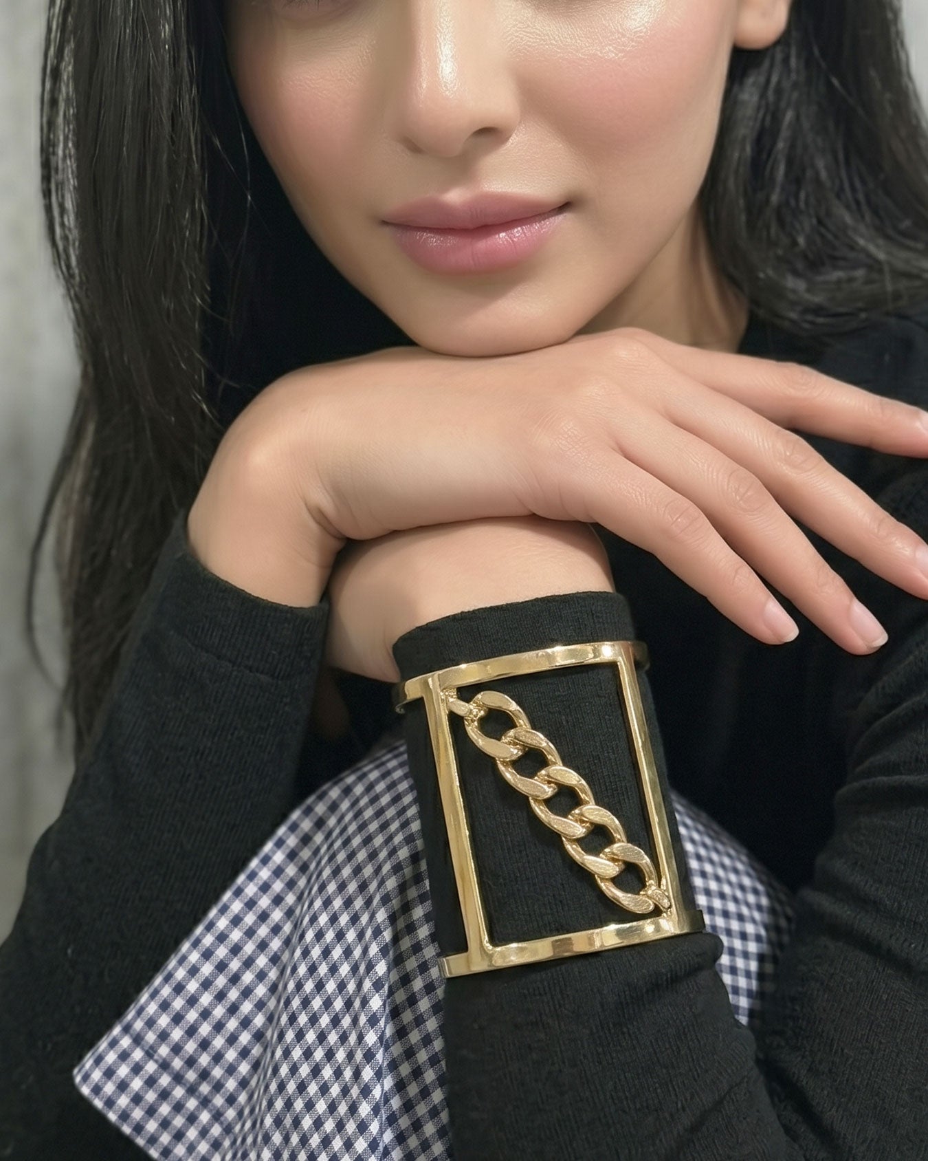 Diagonal Chain Cuff