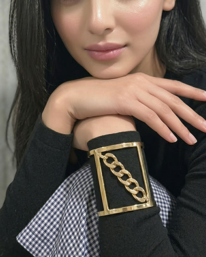 Diagonal Chain Cuff