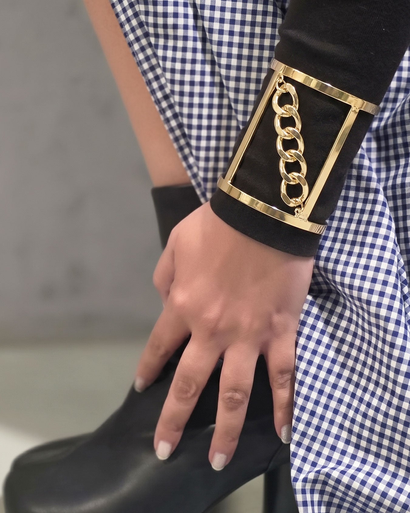 Diagonal Chain Cuff