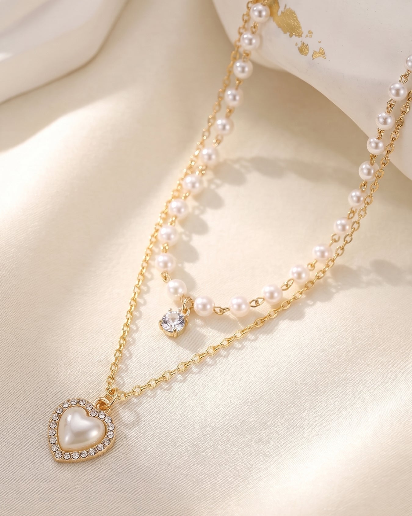 Dual Love Enchantment Pendant Necklace