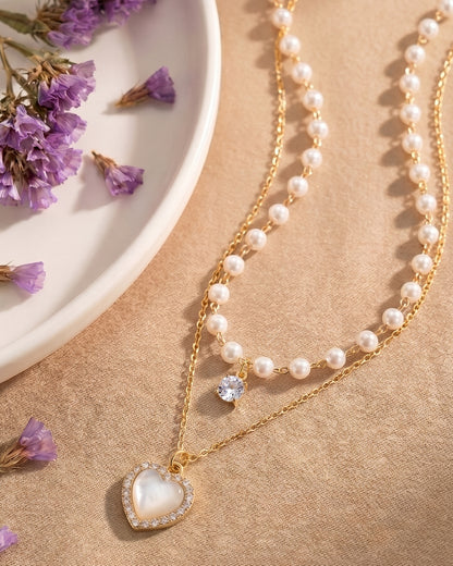 Dual Love Enchantment Pendant Necklace