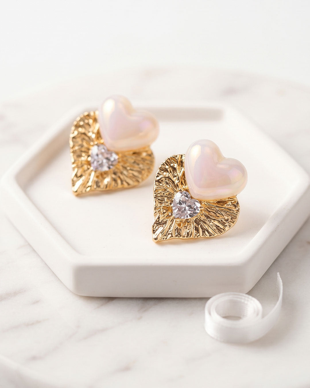 Duet Hearts Earrings