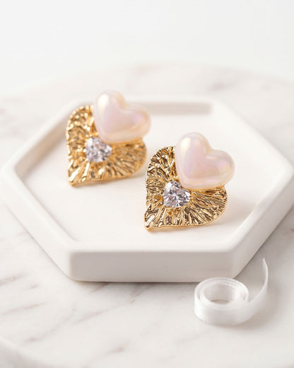 Duet Hearts Earrings