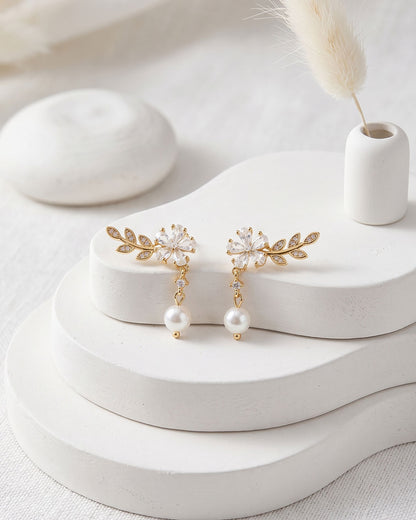 Floral Cascade Earrings