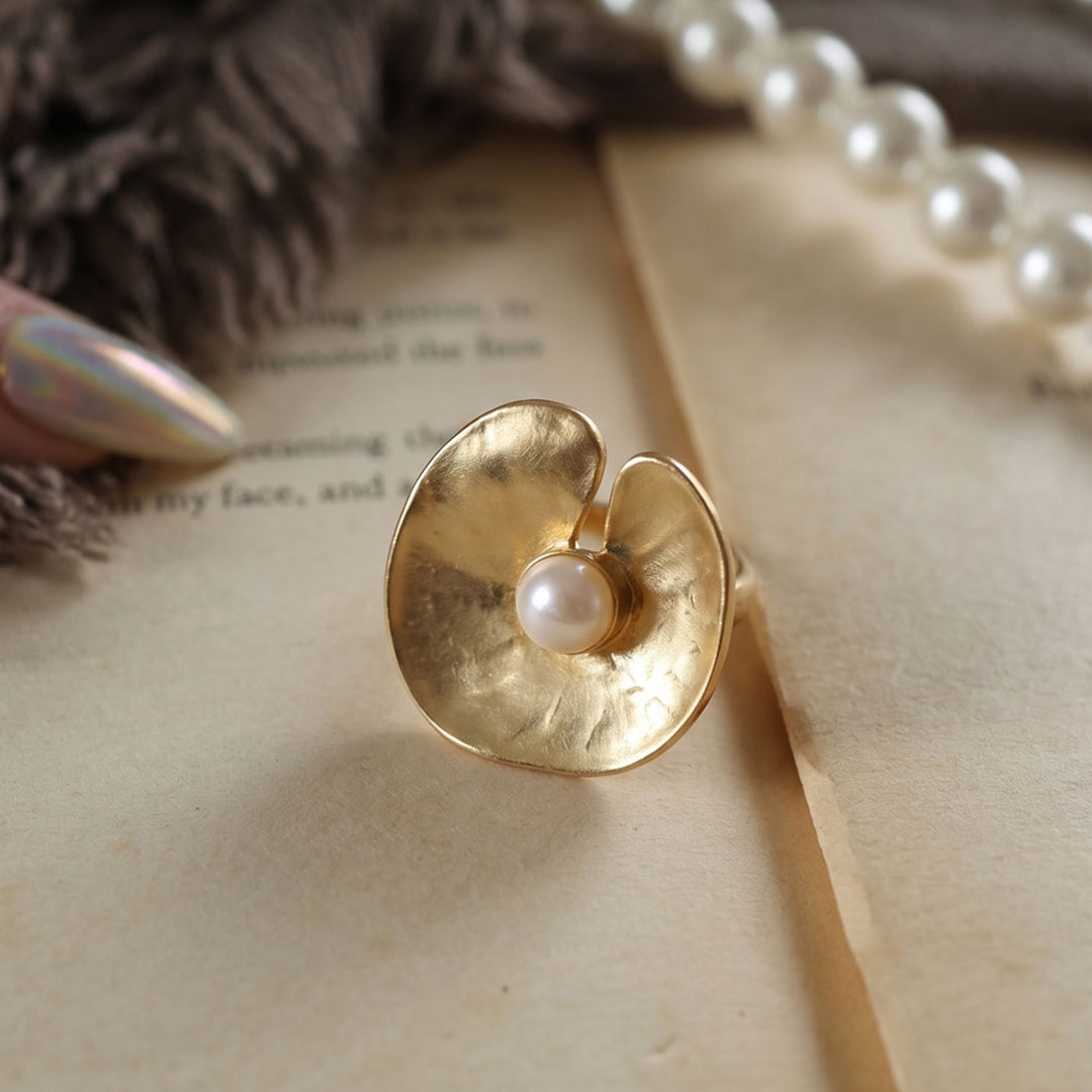 Floral Pearl Ring