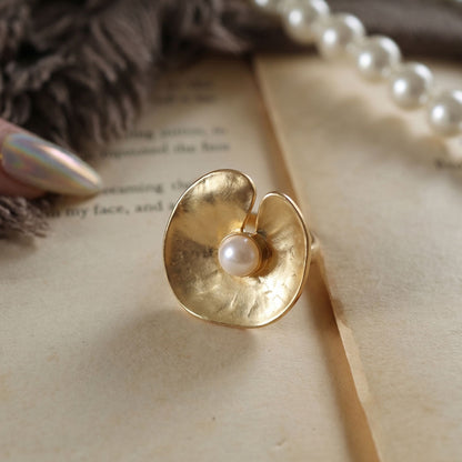 Floral Pearl Ring
