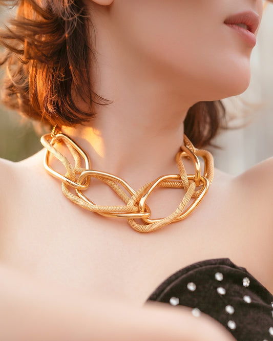 Golden Loop Necklace