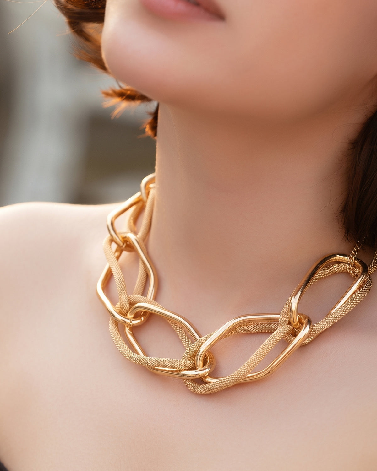 Golden Loop Necklace
