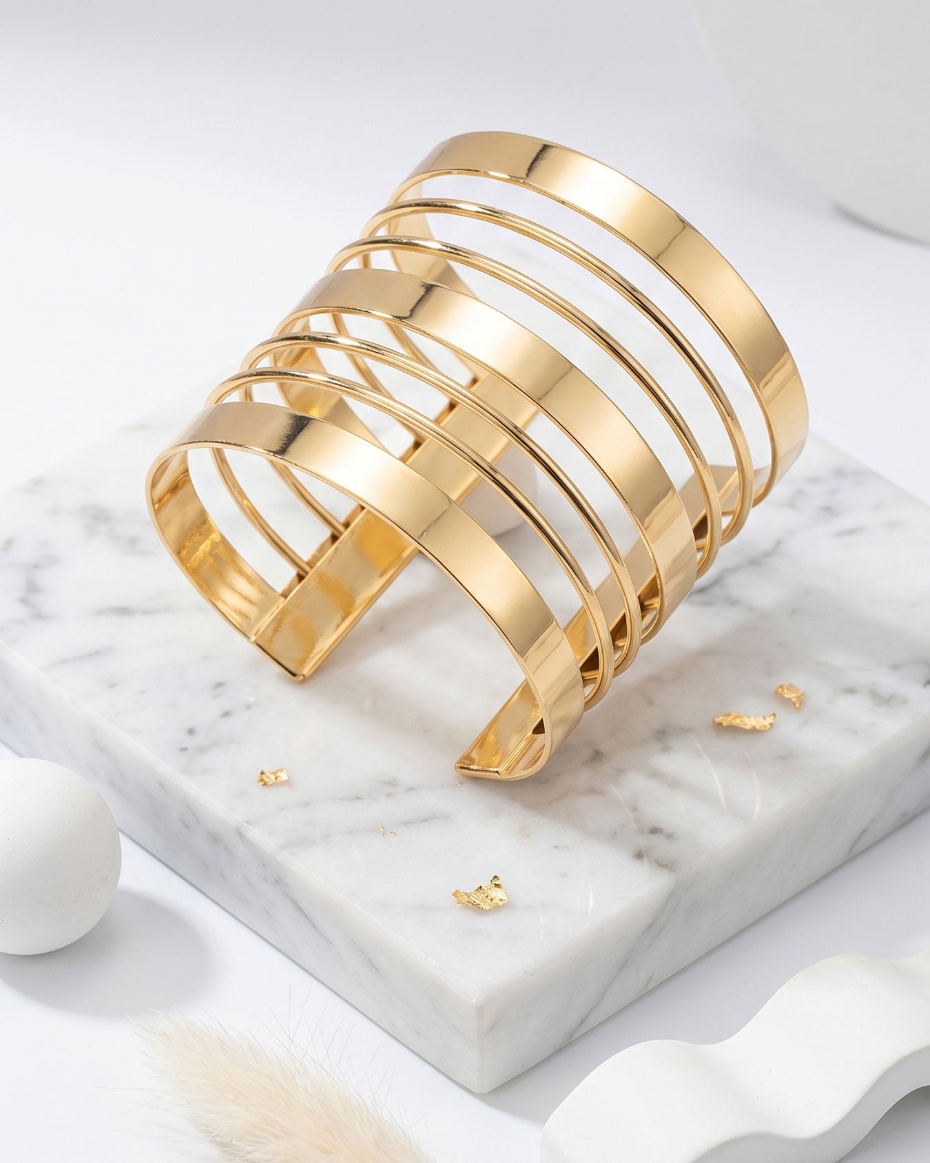 Layers Charm Cuff