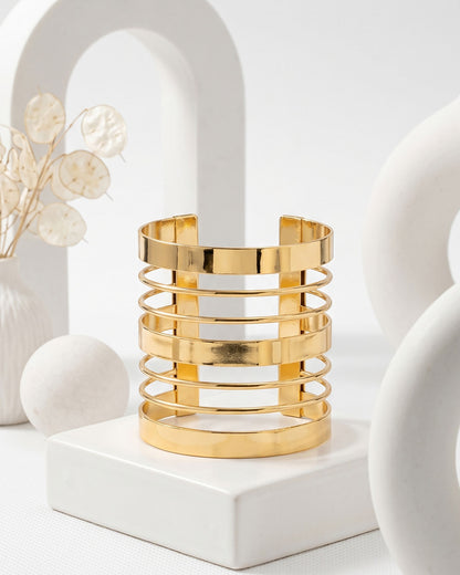 Layers Charm Cuff
