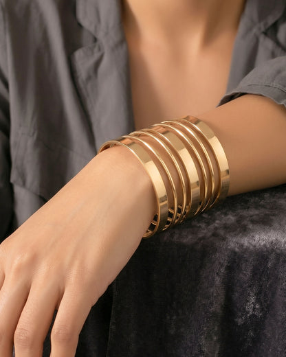 Layers Charm Cuff