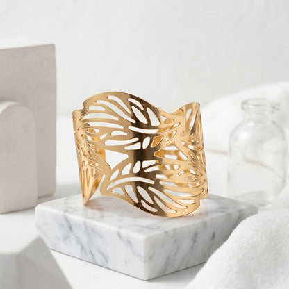 Leaf Swirl Cuff