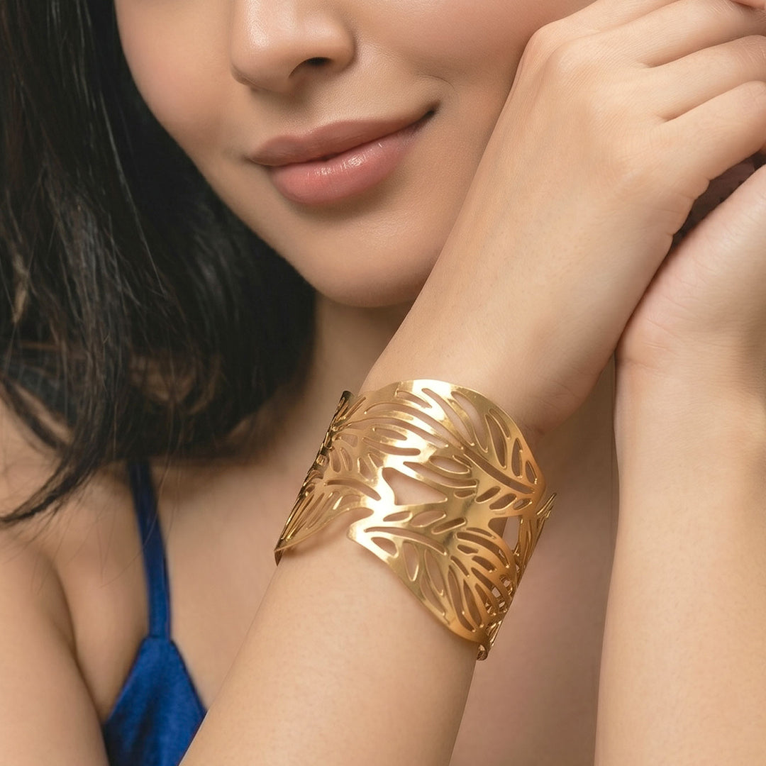 Leaf Swirl Cuff