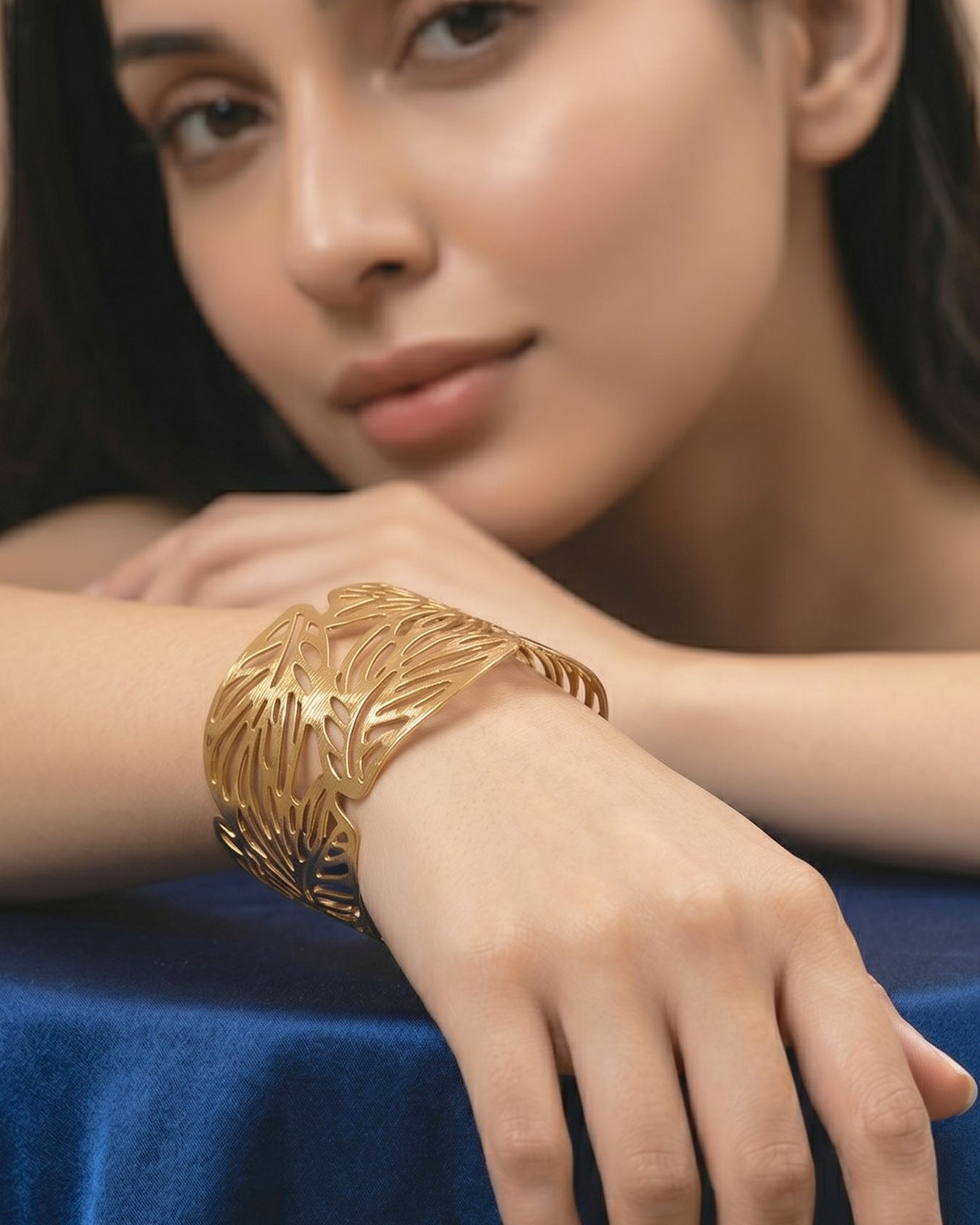 Leaf Swirl Cuff