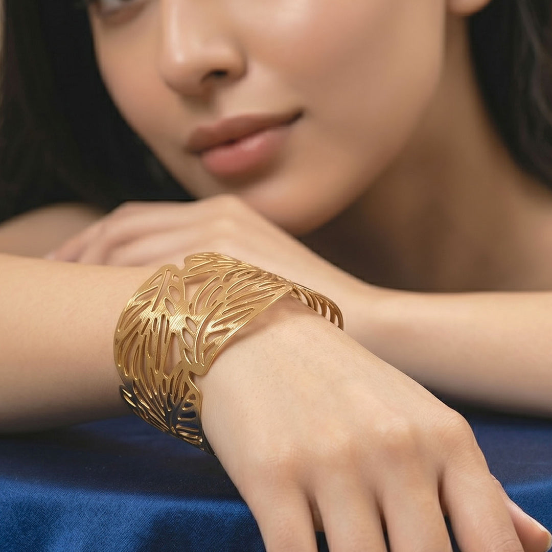 Leaf Swirl Cuff