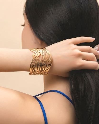 Leaf Swirl Cuff