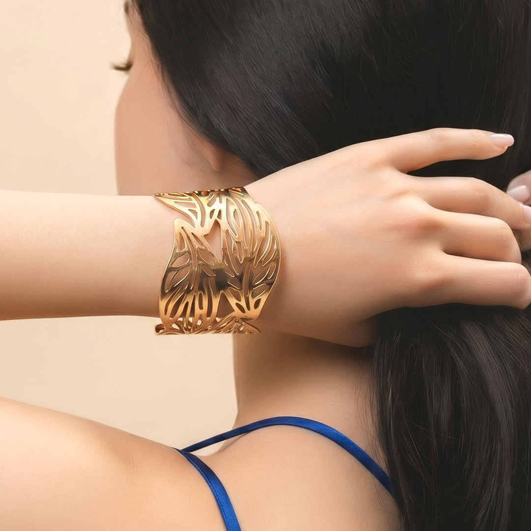Leaf Swirl Cuff