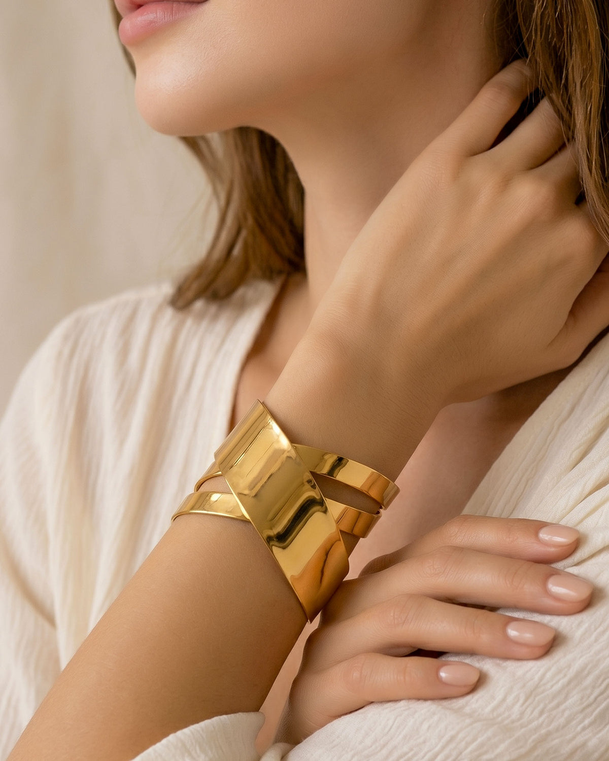 Luminous Cross Cuff